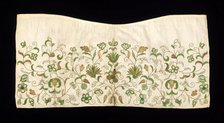 Apron, probably British, second quarter 18th century. Creator: Unknown.