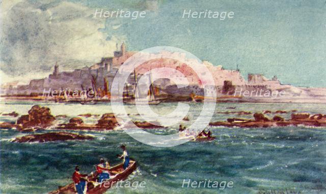 'Joppa from the Sea', 1902. Creator: John Fulleylove.