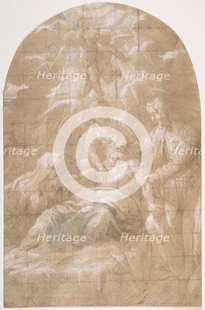 Death of Saint Joseph, 17th century. Creator: Anon.