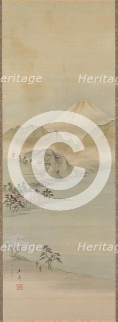 Lake Suwa, 19th century. Creator: Ando Hiroshige (Japanese, 1797-1858).