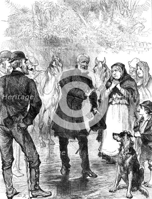 Irish Sketches: an itinerant orator, a sketch near Killarney, 1880. Creator: Unknown.
