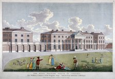 Royal Military Asylum, Chelsea, London, 1805.                                   Artist: Anon