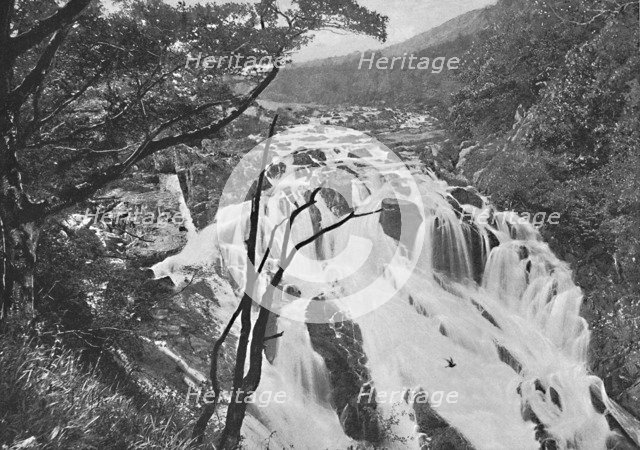 'The Swallow Falls, Bettws-Y-Coed', c1896. Artist: I Slater.