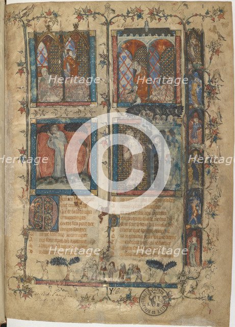 Miniature from a manuscript of the Roman de la Rose by Guillaume de Lorris and Jean de Meun, 1353. Artist: Master of the Rose novels (active Second Half of 14th cen.)