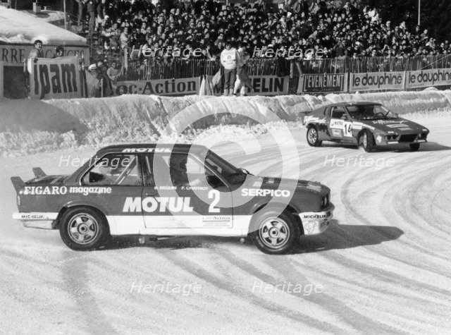 A BMW 325IX during the Chamonix Ice Race, France, 1989. Artist: Unknown