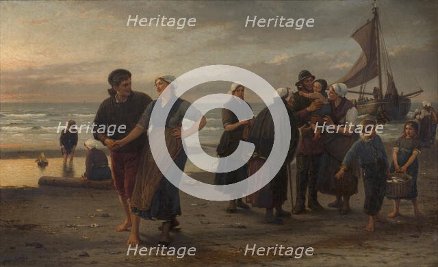 The Return, 1878. Creator: Henry Bource.