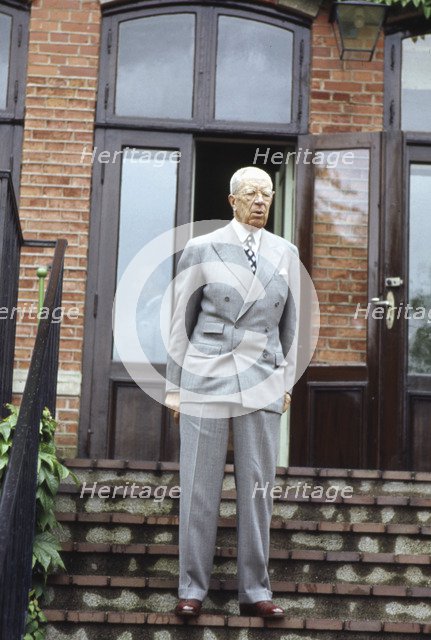 King Gustaf VI Adolf of Sweden at his summer residence, Sofiero Castle, Scania, 1972. Artist: Unknown