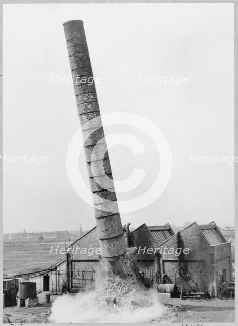 Coryton Oil Refinery, Thurrock, Essex, 24/04/1952. Creator: John Laing plc.