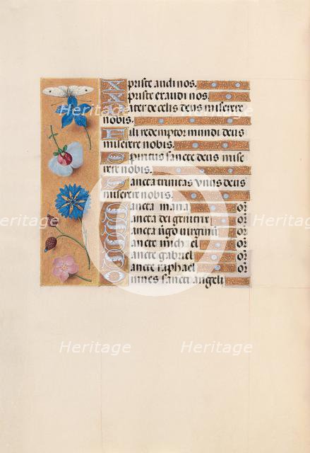 Hours of Queen Isabella the Catholic, Queen of Spain: Fol. 210v, c. 1500. Creator: Master of the First Prayerbook of Maximillian (Flemish, c. 1444-1519); Associates, and.