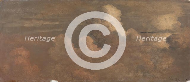 Cloud Study, 1837. Creator: Knud Baade.