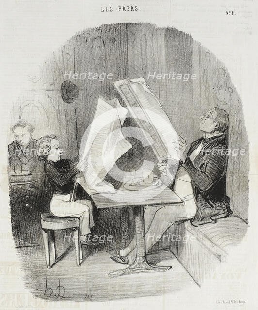 Un enfant que s'amuse de peu...1847. Creator: Honore Daumier.