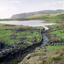 'Canal' near the promontory fort at Ruadha A' Dunain. Artist: Unknown