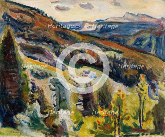 From Kviteseid in Telemark, 1944. Creator: Per Deberitz.