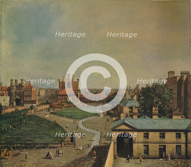 'Whitehall from Richmond House', 1746. Artist: Canaletto.