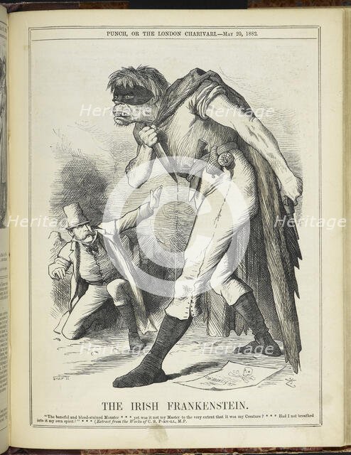 The Irish Frankenstein, 1882. Creator: Unknown.