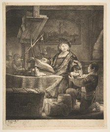 Jan Uytenbogaert (The Gold Weigher), 1639. Creator: Rembrandt Harmensz van Rijn.