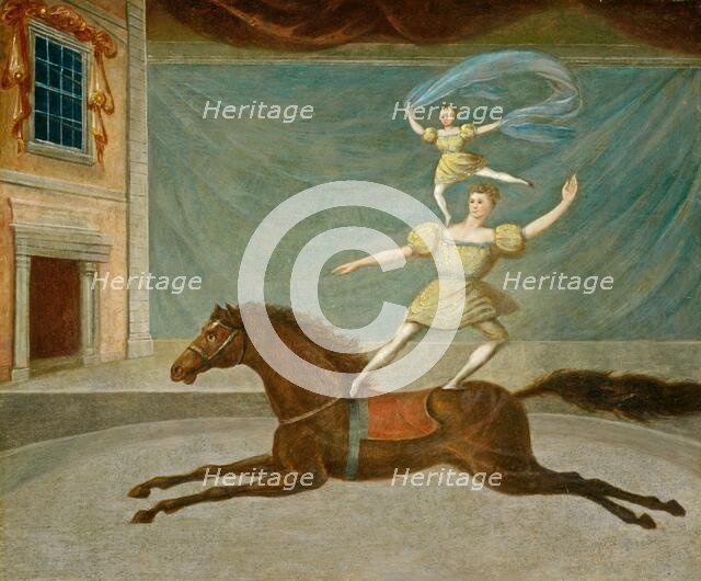 The Mounted Acrobats, 1825 or after. Creator: Unknown.