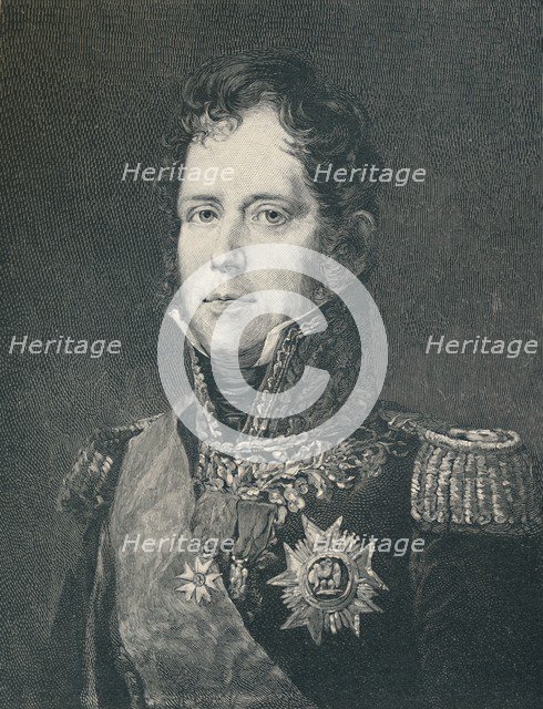 'Marshal Michel Ney, Duke of Elchingen, Prince of the Moskwa', c1805, (1896). Artist: R. G. Tietze.