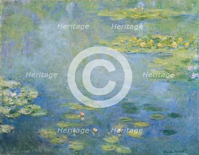 Water Lilies, c. 1906. Artist: Monet, Claude (1840-1926)