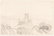 Landscape with Church, first half 19th century. Creator: John Sell Cotman.