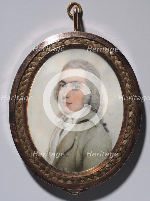 Portrait of a Man, c. 1795. Creator: Nathaniel Plimer (British, 1757-1822).