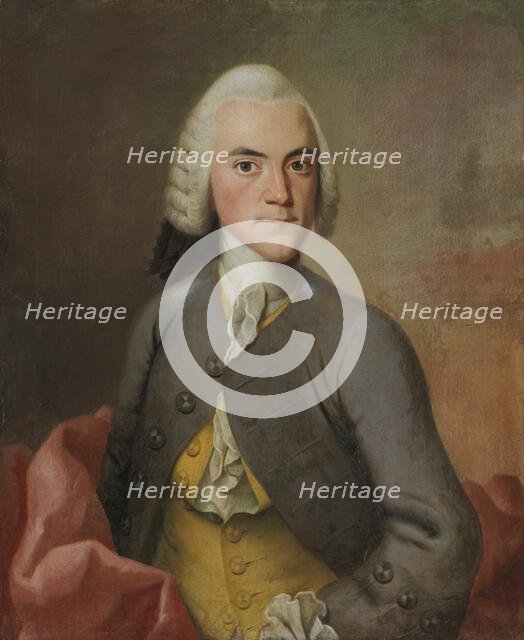 Land judge, later state councillor Jorgen Wichmand, 1749. Creator: Isak Wacklin.