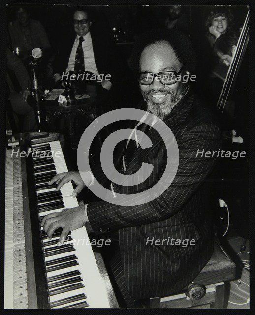 Roland Hanna at the piano, 1980. Artist: Denis Williams