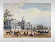Horse Guards, Westminster, London, 1851. Artist: Thomas Picken