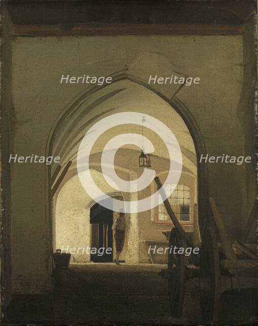 A Coach House, Partenkirchen, 1831. Creator: Wilhelm Bendz.