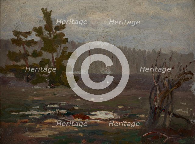 Grey Spring Day, 1903. Creator: Jan Stanislawski.