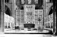 The Cathedrals of Great Britain: Truro Cathedral - the Reredos, 1895. Creator: Francis Frith & Co.