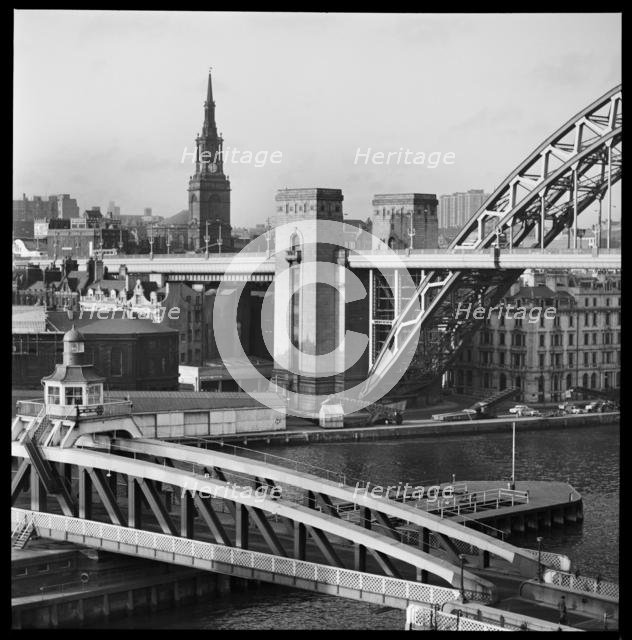 Bridges over the River Tyne, Newcastle upon Tyne, c1955-c1980. Creator: Ursula Clark.