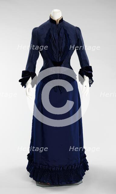 Dress, French, ca. 1885. Creator: Emile Pingat.