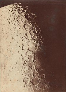 Lunar Photograph, South Pole, 1890. Creators: Paul Henry, Prosper Henry.