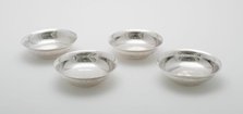 Four Matching Dishes, 1828/50. Creator: William I. Tenney.