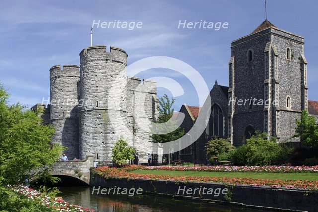 West Gate Towers, Canterbury, Kent.
