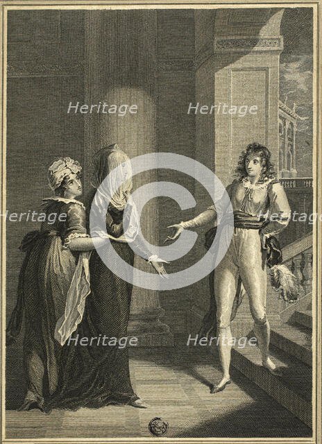 Olivia and Viola, n.d. Creator: William Hamilton.