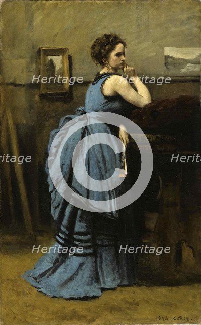 La Dame en bleu, 1874.