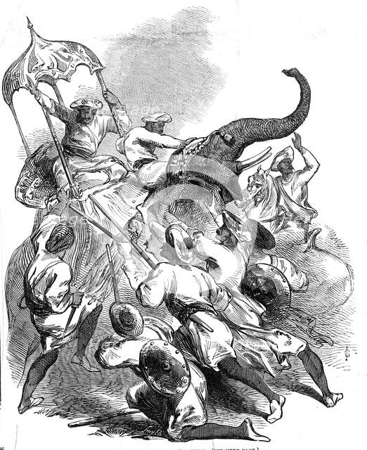 Death of the Wuzeer of Lahore, 1845. Creator: Unknown.