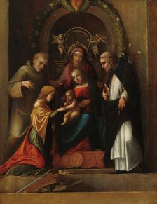 The Mystical Marriage of Saint Catherine, 1510-1515. Creator: Correggio (1489-1534).
