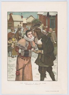 New Year's Day in Old New York, from "The Graphic" Christmas Number, December ..., December 2, 1882. Creator: Unknown.