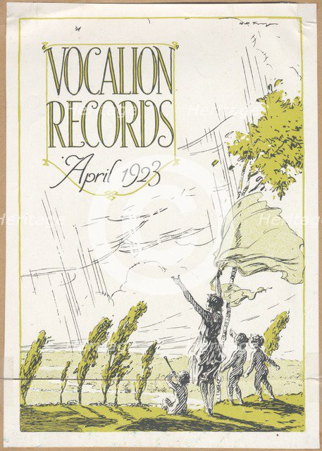 Vocalion Records Bulletin, 1923.