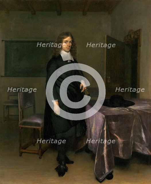 Portrait of a man. Artist: Ter Borch, Gerard, the Younger (1617-1681)