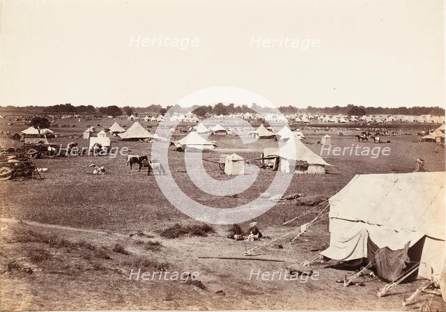 Outskirts of Governor General's Camp, 1858-61. Creator: Unknown.
