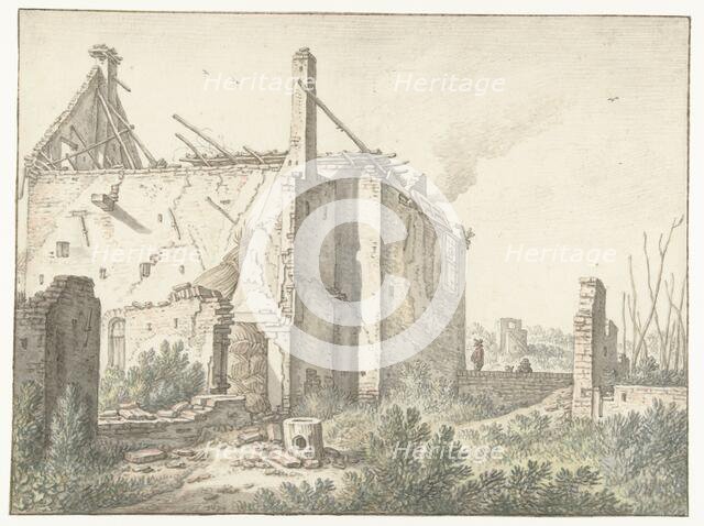 Ruined house in Utrecht, 1674. Creator: Herman Saftleven the Younger.