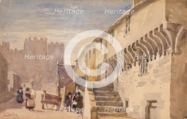 Conway Castle, c1830s. Creator: David Cox the Elder.