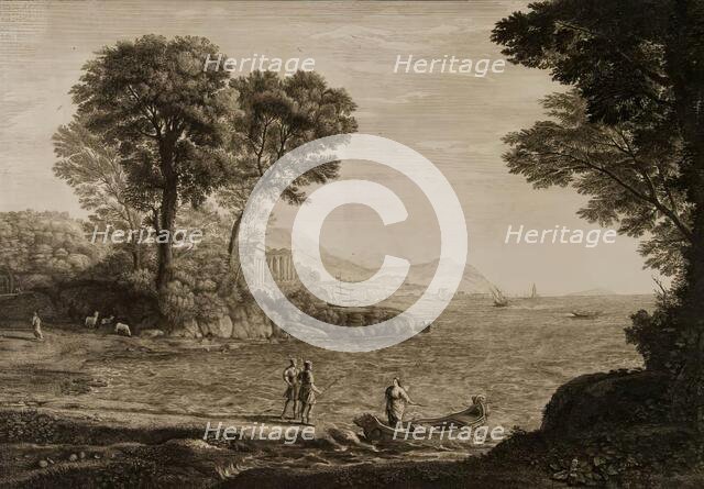 Classical Landscape, 1744. Creator: Pierre-Charles Canot.