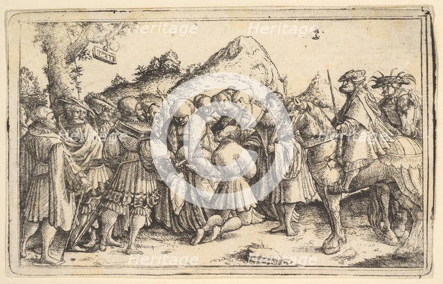 The pardoning of a criminal, 1531. Creator: Christoph Bockstorffer.