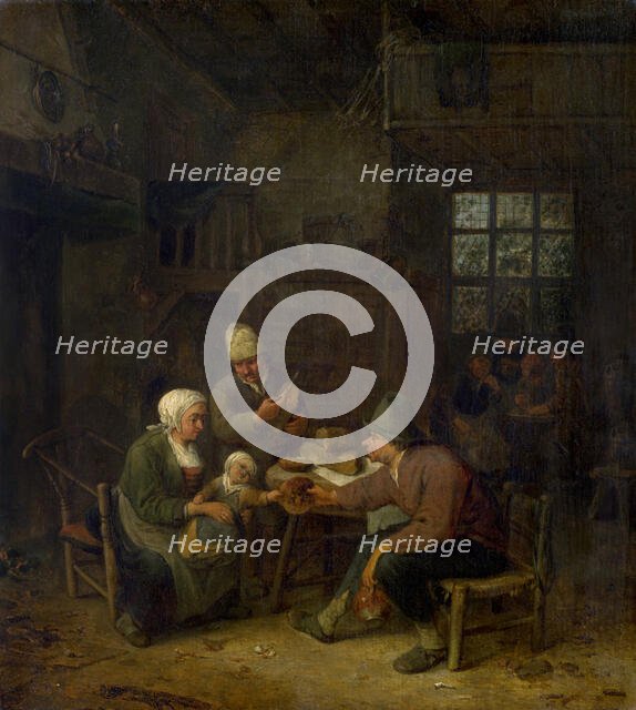 Interior, late 17th-early 18th century. Creator: Cornelis Dusart.