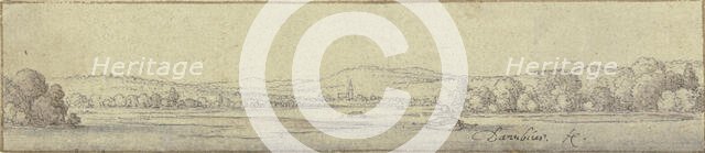 A Donau landscape. Creator: Wenceslaus Hollar.